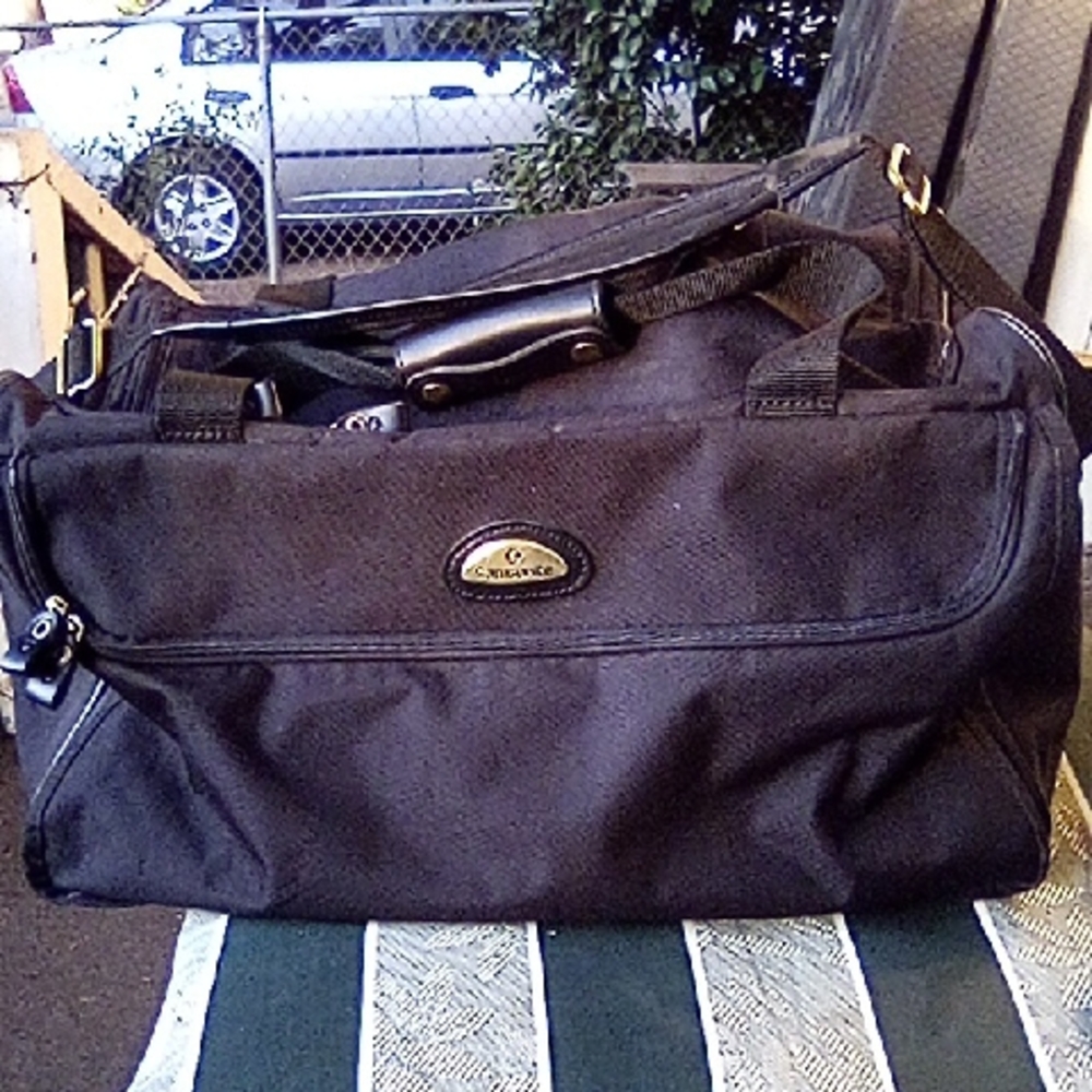 Samsonite Duffle Bag Travel Carry On Luggage With Solid Brass Hardware .